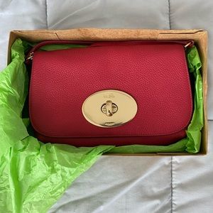 Red crossbody COACH purse!